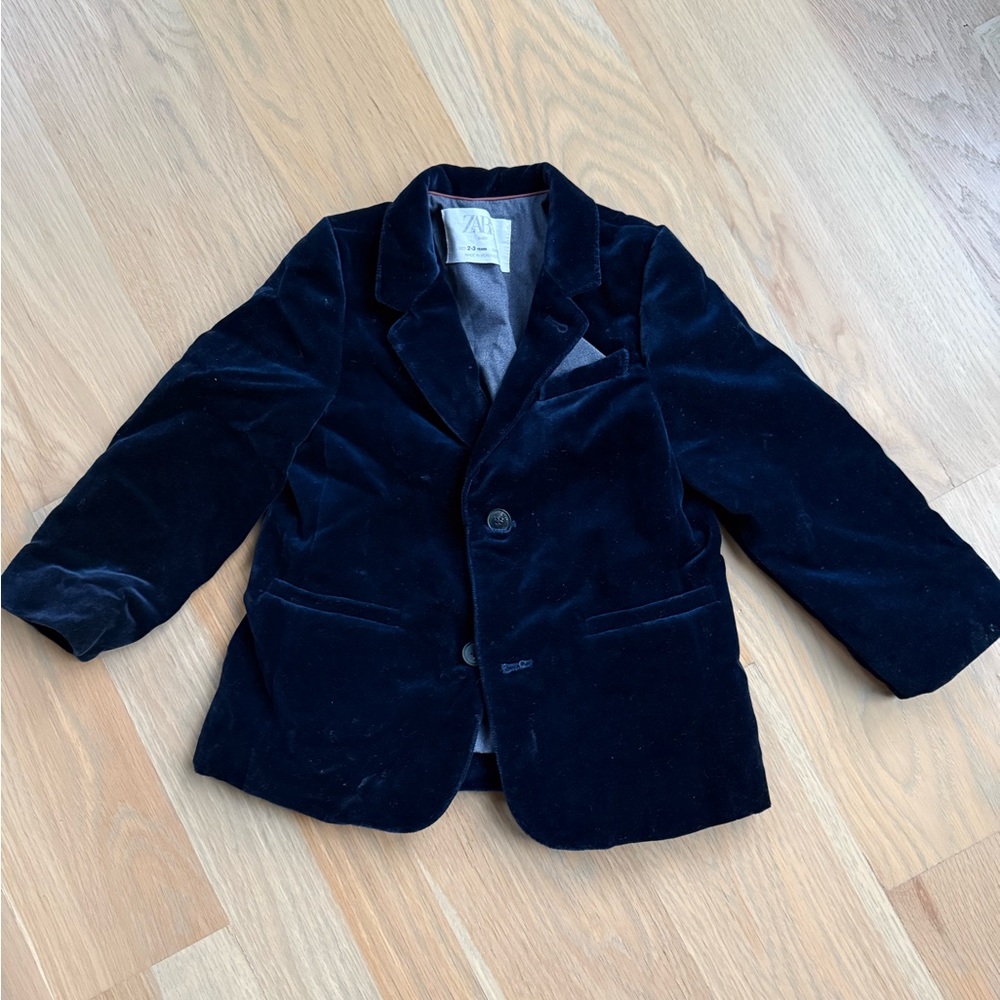 Zara Kids Velvet Blazer 2T